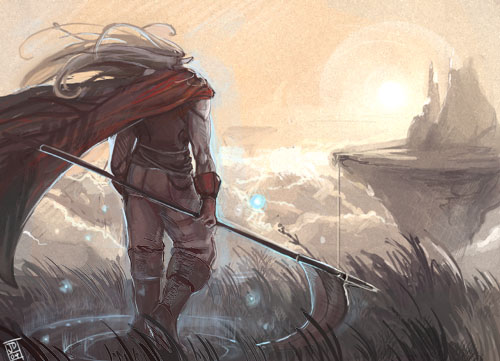Magus looks on at Enhasa