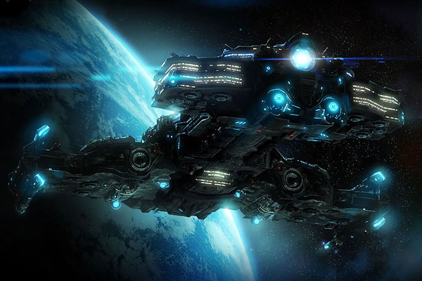 Battlecruiser Hyperion of StarCraft II