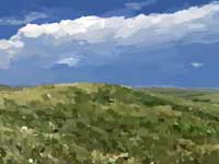 Pastel Hill and Clouds Thumbnail